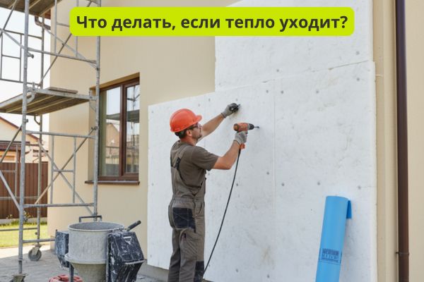 Если тепло из дома уходит фото